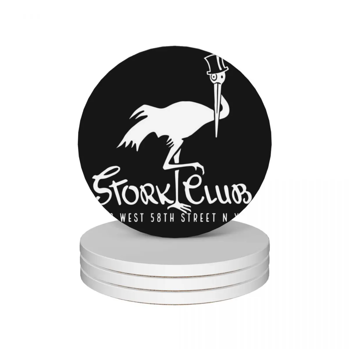 Керамические подставки для ночного клуба аист Манхэттена (набор из 4 шт.)