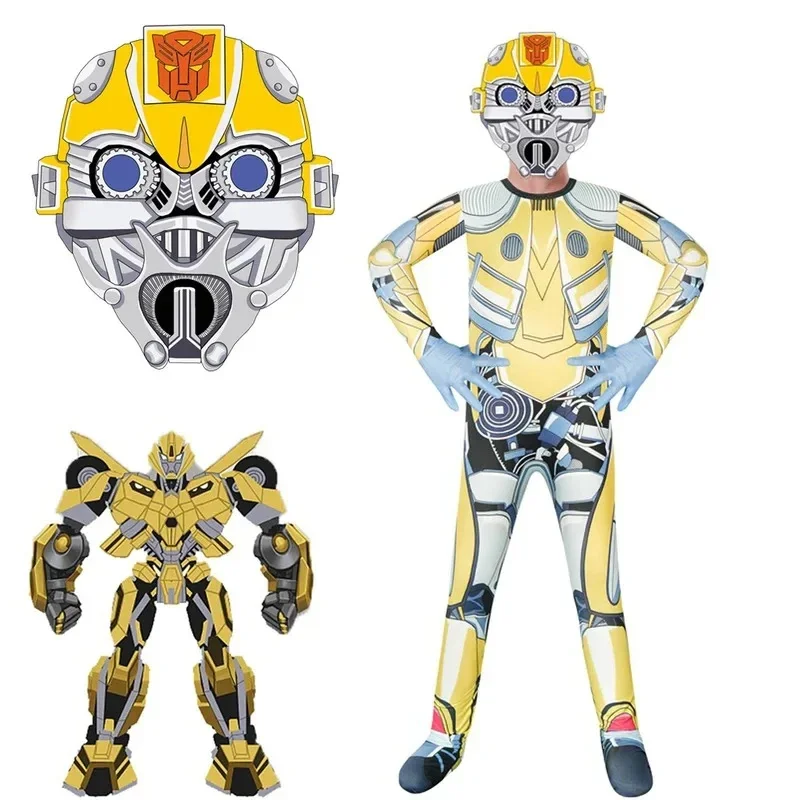 Фото Новый костюм на Хэллоуин 2026: Игрушка-трансформер MPM03 Alloy Deformed Toy King 5 Hornet Bug, робот-трансформер из фильма 5, комбинезон, маска, купальник, косплей №3