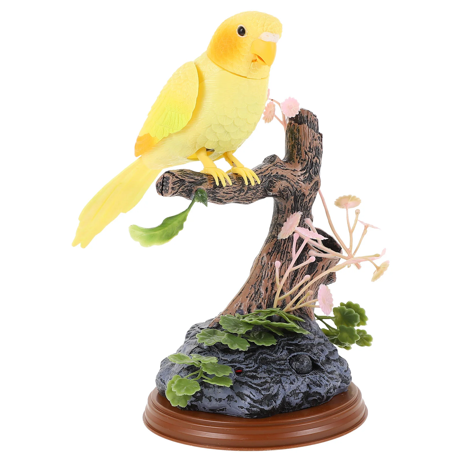 

1 Set of Decorative Parrot Shaped Talking Plaything Desktop Decoration
