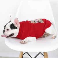 pet dog sweaters winter pet clothes for small dogs warm sweater coat outfit for cats clothes woolly soft dog t shirt jacket