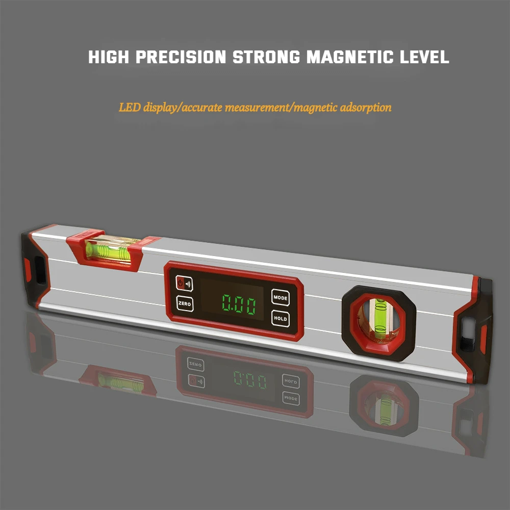 Electronic Digital Display Level Gauge, High-precision Angler, Strong Magnetic Level Gauge, Multi-function Digital Measurement