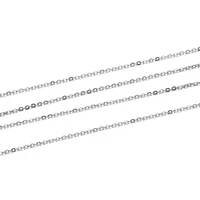 5mlot 1 2 3 0mm stainless steel link chains bulk necklace chains for diy jewelry making findings supplies accessories