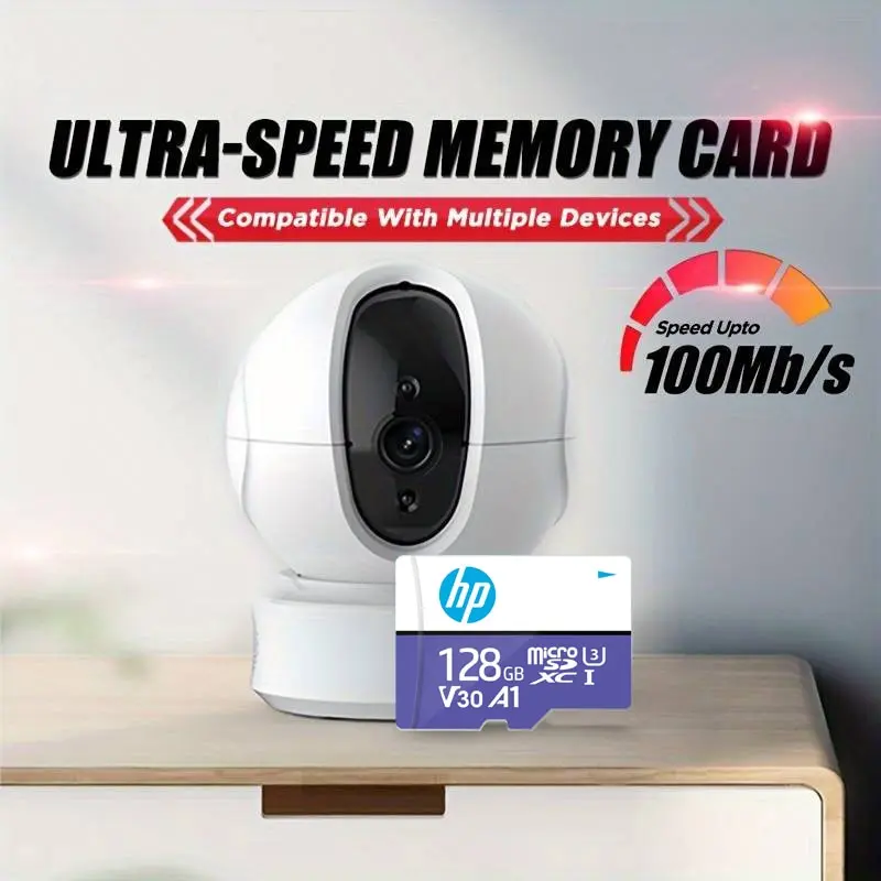 Карта Памяти Micro SD HP Class 10 U3 4K Высокоскоростная Флэш-памяти TF Для Мобильного