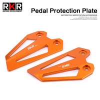 for kove 321r motorcycle front foot pedal protection plate anti fall block protective cover enlarged bracket accessories
