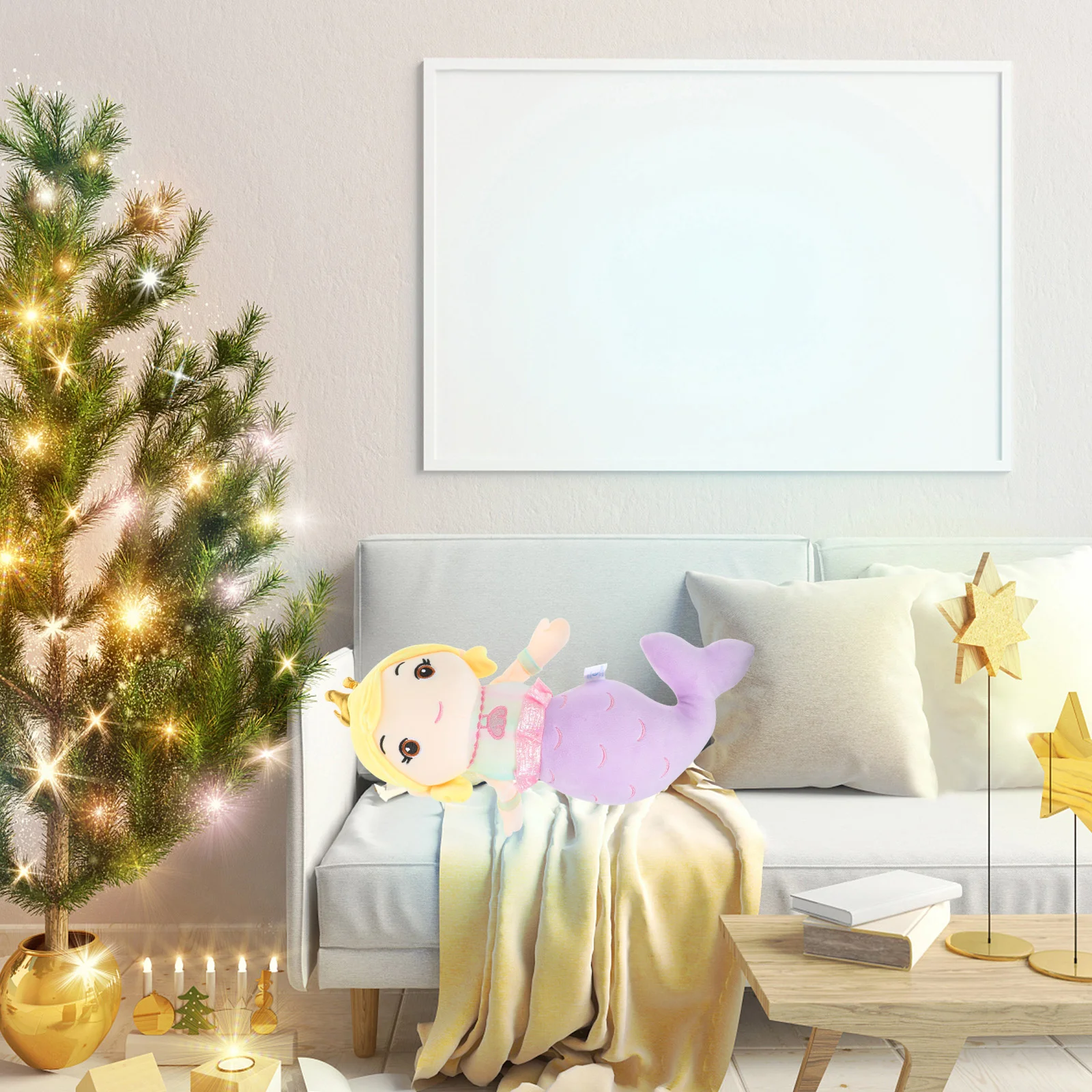 

Princess Toy Cartoon Mermaid K Plush Stuffed Toys Snake Draft Excluder Child Skibidi toilet