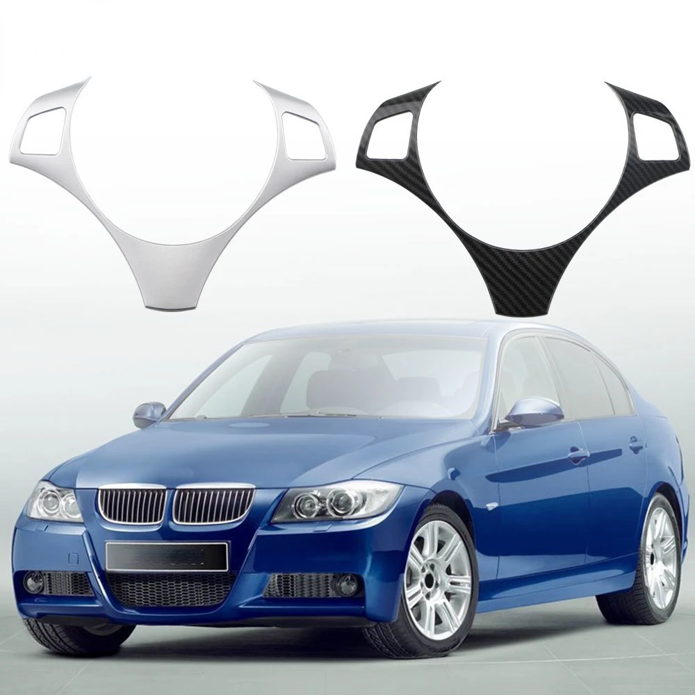 

Auto Car Accessories for BMW 3 Series E90 E92 E93 1 Series E82 E87 2005 - 2011 Steering Wheel Button Decoration Frame Trim