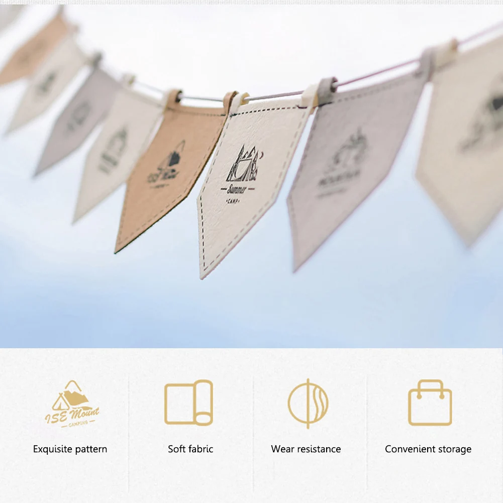 Легкий фетровый флаг для отдыха на природе Свободно регулируемая длина