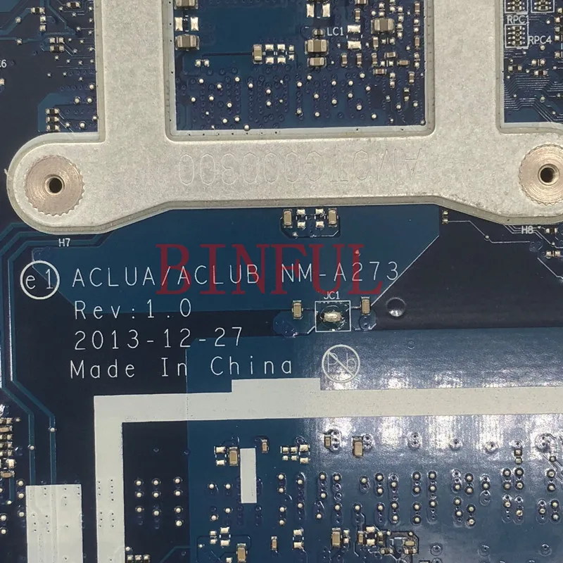 Материнская плата ACLUA/ACLUB NM-A273 для Lenovo G50-70M G50-70 Z50-70 ноутбука с/i5-4210U CPU GT820M 2 Гб GPU 100%