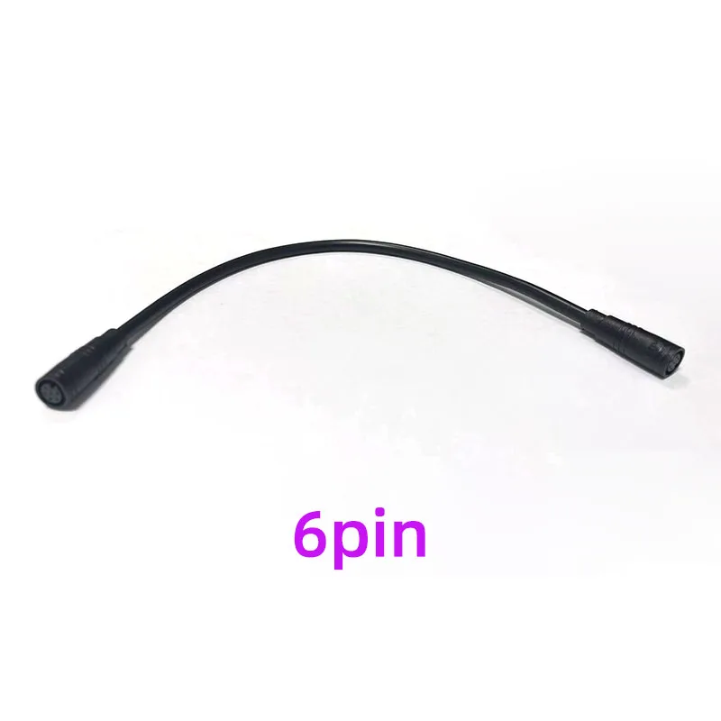 

M8 2 3 4 5 6-контактный для датчика скорости электровелосипеда «мама-мама» Удлинительный кабель Электрический велосипед Водонепроницаемый разъем Электрический провод