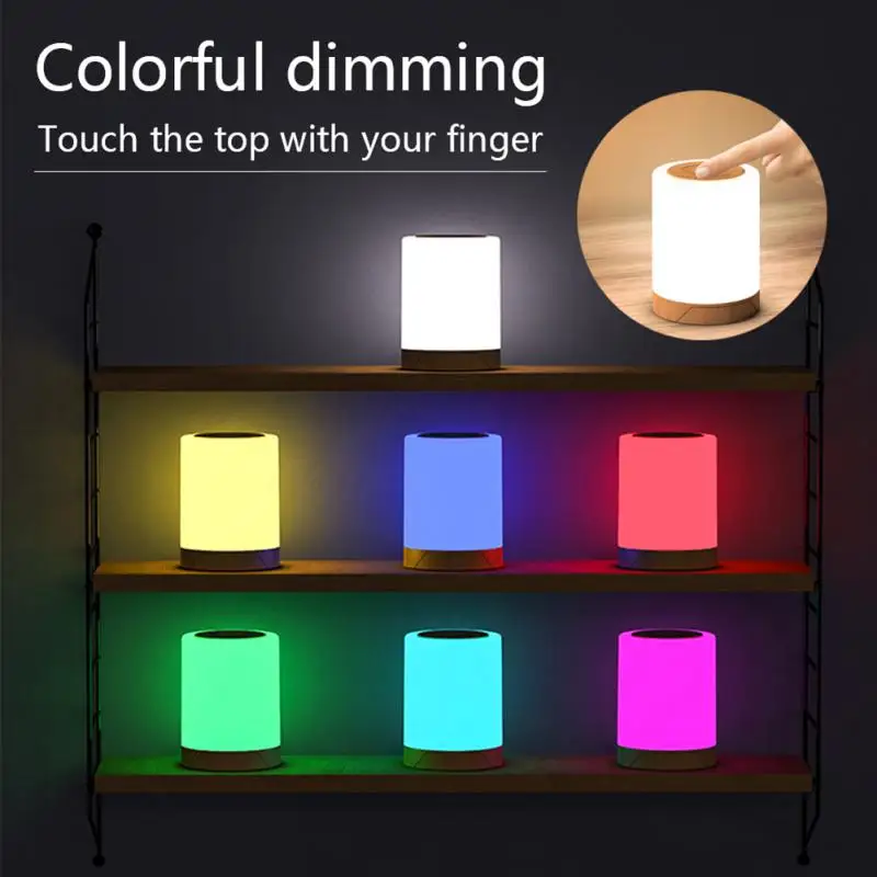 

3000K RGB Dimming Adjustable Night Light USB Charging Indoor Timing LED Lamp Travelling Camping Hanging Touch Switch Lighting