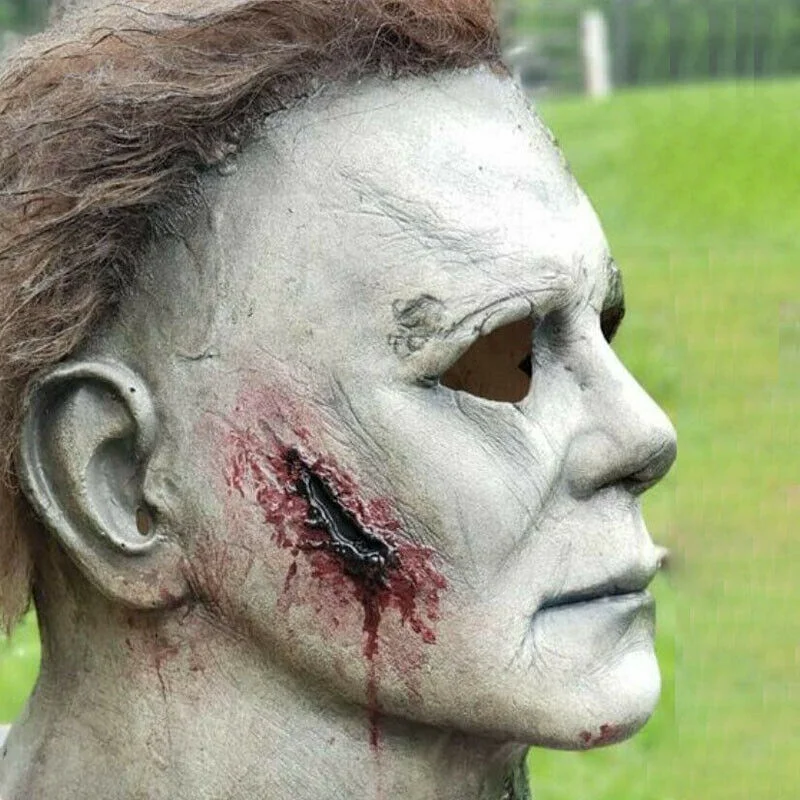Bulex Michael Myers Mask 1978 Halloween Movie Latex Mask Realistic Horror Mask Scary Cosplay Mask Costume Party Mask