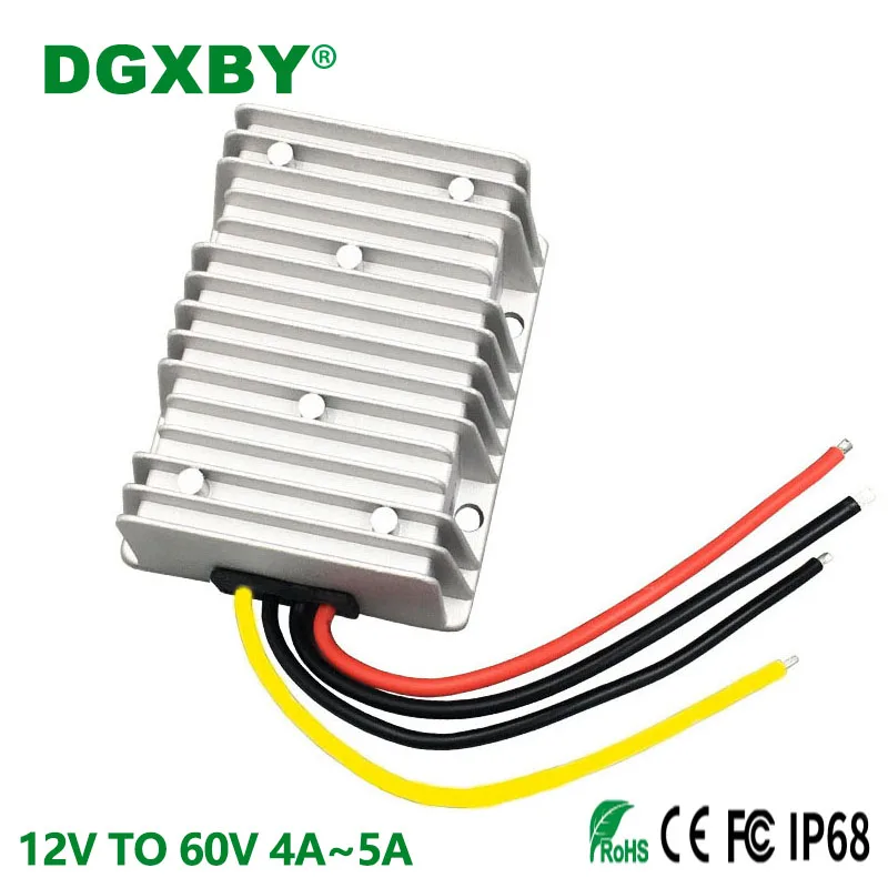 

12V TO 60V 1A 2A 3A 4A 5A DC Boost Power Converter 10V~25V to 60V Vehicle Instrument/Meter/Light/Monitoring Using CE RoHS