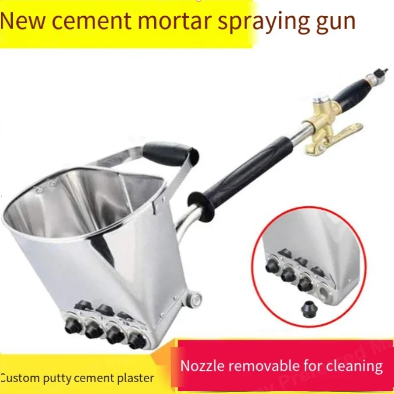 Новое поколение строительного распыления цементного раствора пневматического