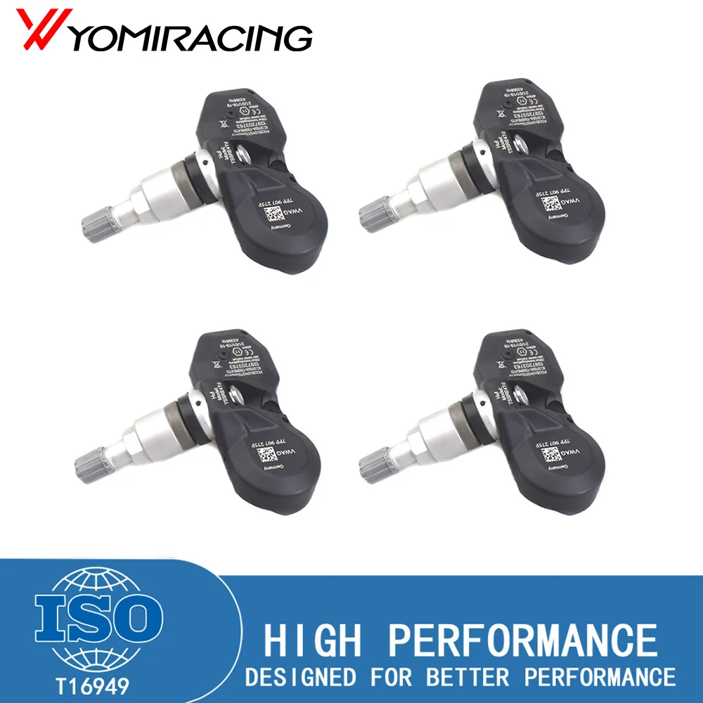 

4Pcs/lot 433mhz TPMS 7PP-907-275F 7PP907275F Tire Pressure Monitor Sensor For Audi A4 A6 A8 Q7 R8 For Volkswagen for Porsche