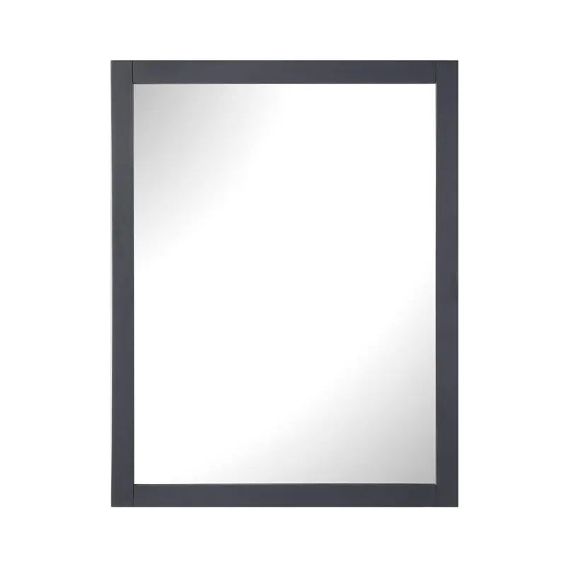 

LED mirror Tahoe 28" x 36" Framed Wall Mirror in Dark Charcoal