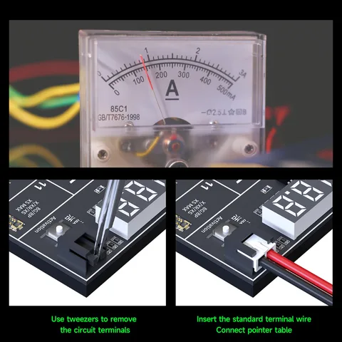 Активатор аккумулятора Mechanic BA27 F918, регулируемый выход 4,2 В MAX20 для iPhone 6-16 и Android, автоматическое отключение питания и обнаружение в реальном времени ‌