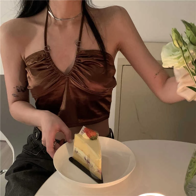 Винтажный кроп-топ женское сексуальное нижнее белье женские кружевные майки