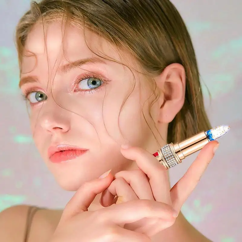 Эссенция для губ не липкая меняющая температуру стойкая Цветочная краска Уход за