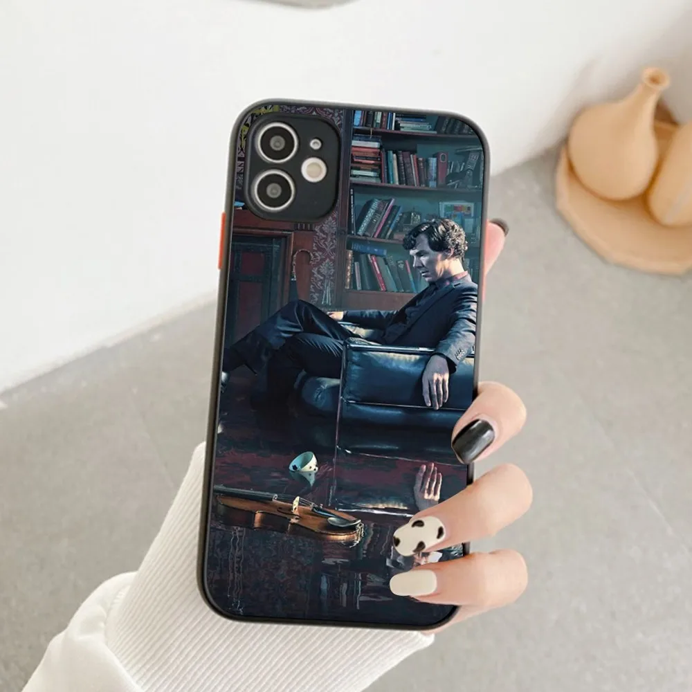 Чехол для телефона B-Benedict Cumberbatch IPhone 14 11 12 13 Mini Pro Max 8 7 Plus X XR XS MAX полупрозрачный