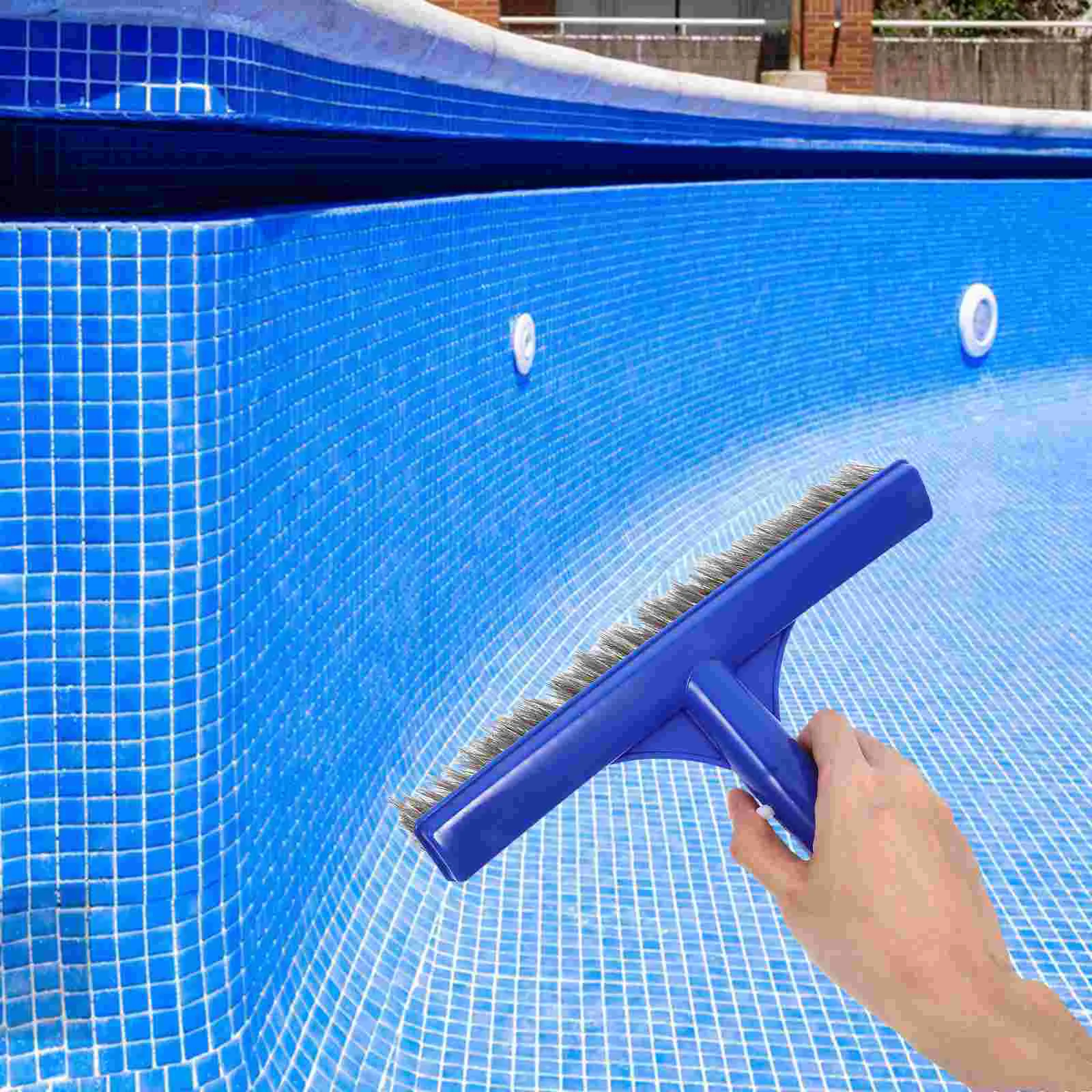 Проволочная щетка для бассейна плитка чистки головок щетки стен скруббер из