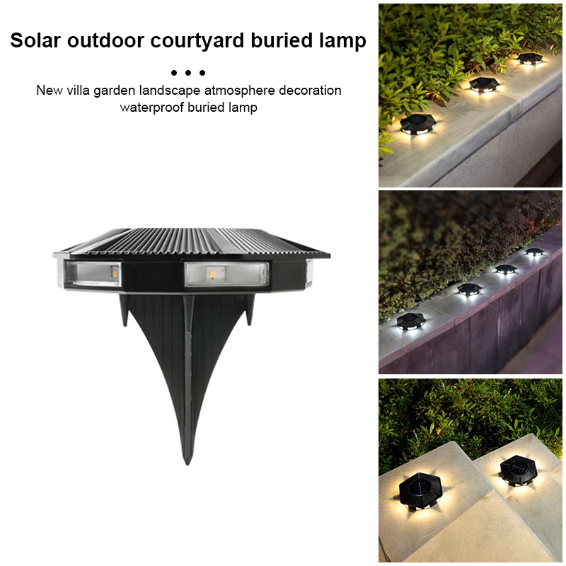 

Solar Underground Light Lawn Lamp Outdoors Solar Street Lighting For Garden Patio Decor Buried Stair Lamp Decking Lampy Solarne