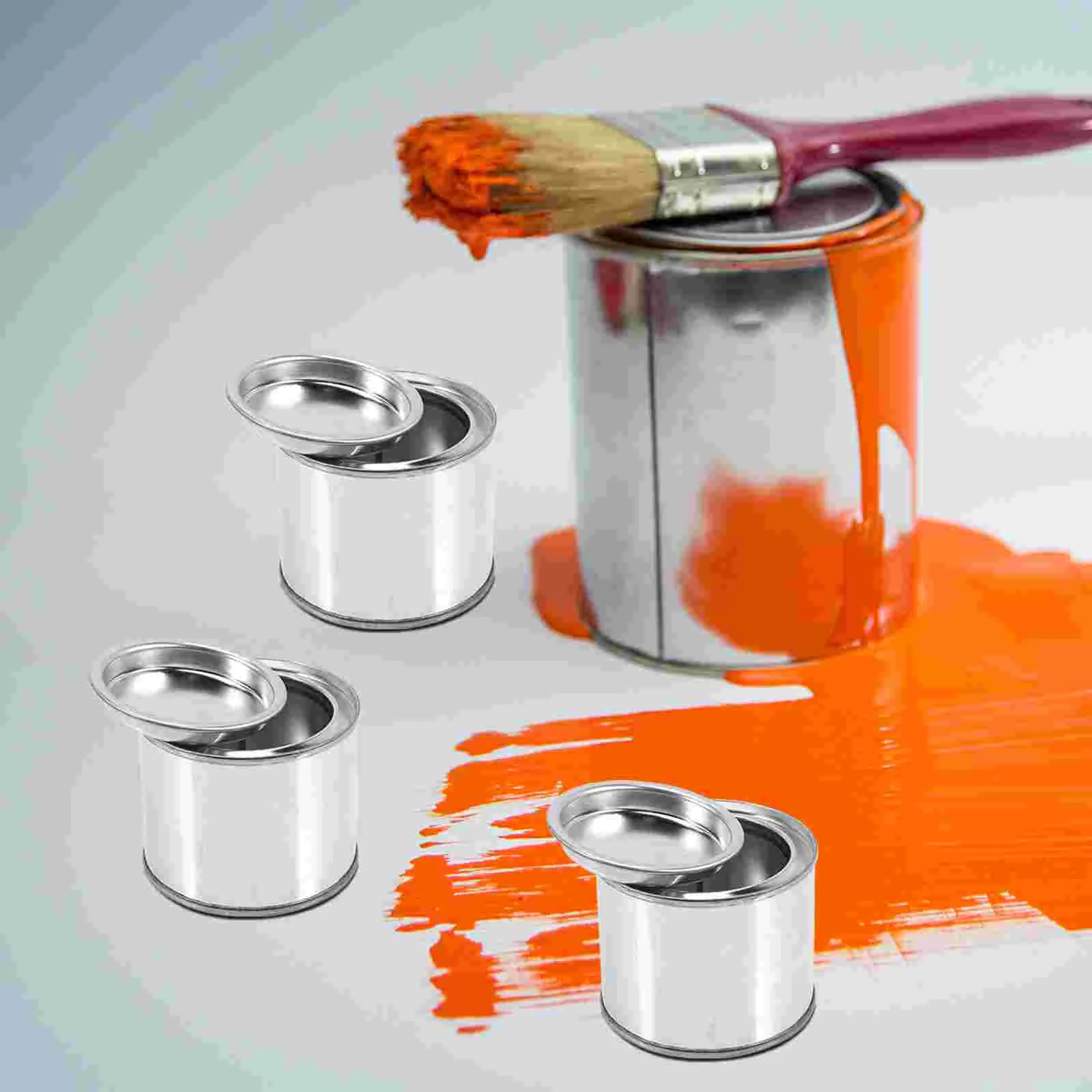 10 шт. круглая банка с ручкой контейнер для масляной краски Painirong ведро хранения