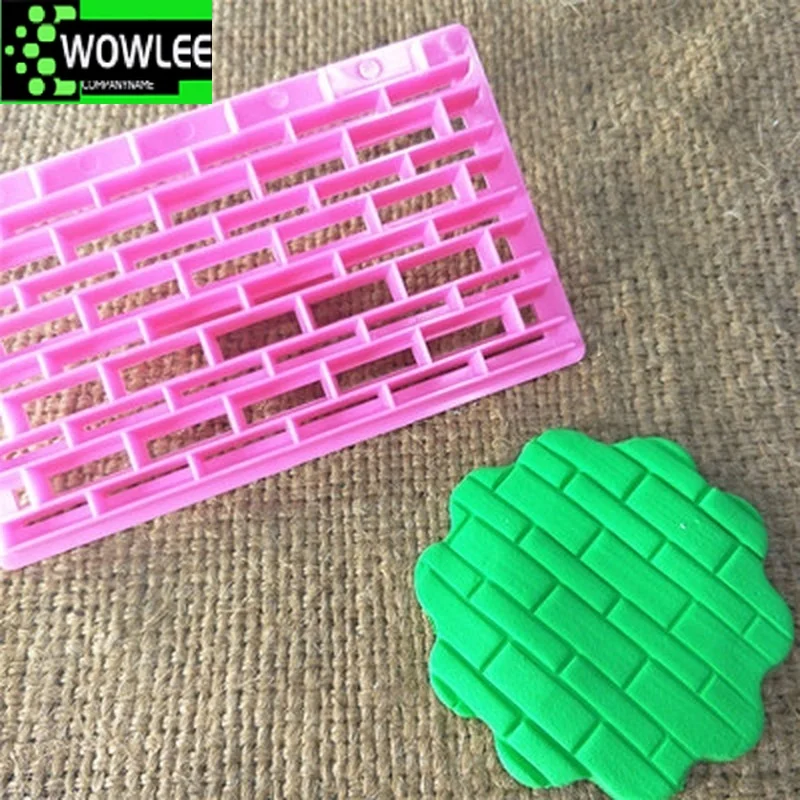 

Stamp Brick Stone Wall Decorating Fondant Cutter Mould Cake Mold Chocolate Topper Baking Tools Decorating Cake Decorating Tools