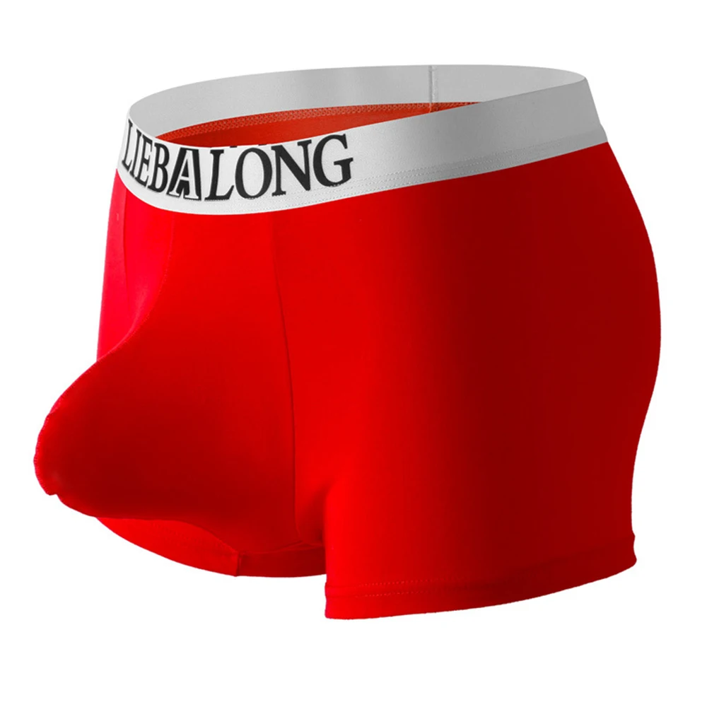 

Bulge Pouch Boxer For Men Breathable Underwear Summer New Solid Trunks Mens Boxers Soft Arrow Shorts Underpants Elastic Panties