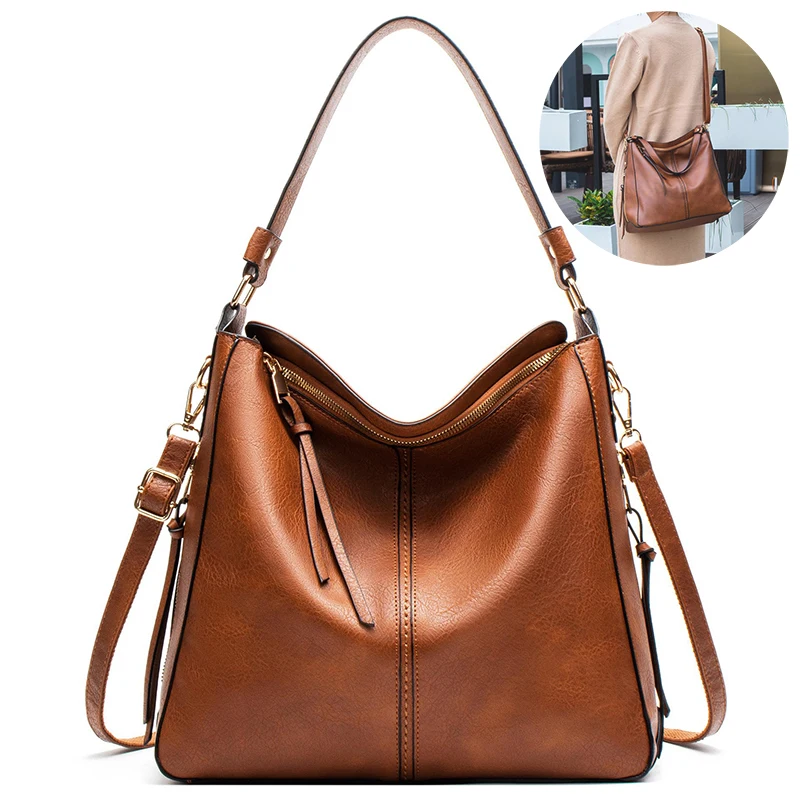 

Hobo Bags Women High Capacity Handbags Fahsion Commuting Crossbody Shoulder Bag Shopping Totes