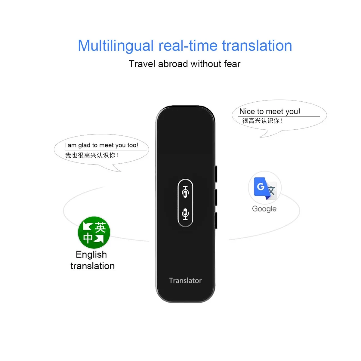 

G6X моментальные переводчики голоса, портативные умные переводчики в режиме реального времени, голосовые беспроводные переводчики на 137 языков, черный