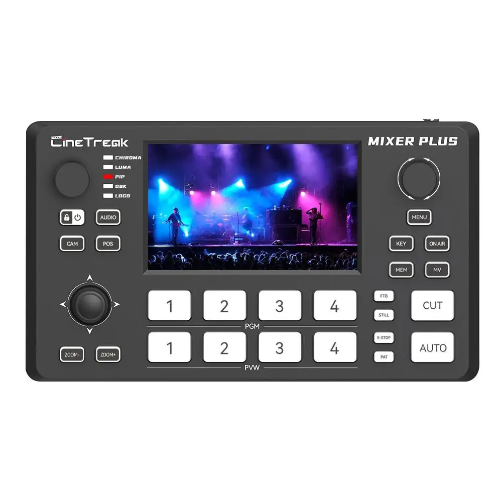 Фото Видеомикшер Cinetreak Mixer Plus: многофункциональный контроллер-коммутатор для прямых трансляций и вещаний №1