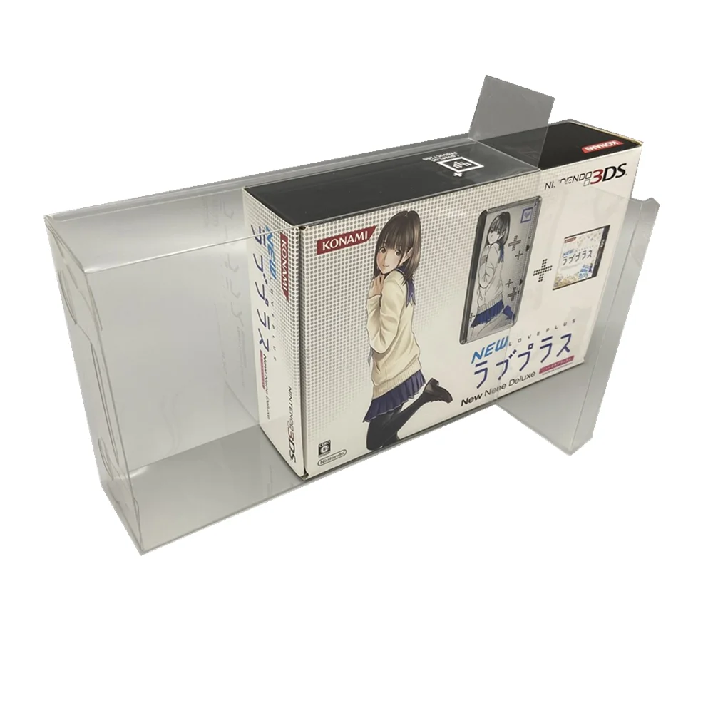 

Коллекционная витрина для Nintendo 3DS, прозрачная коробка для хранения игр, TEP Shell Clear
