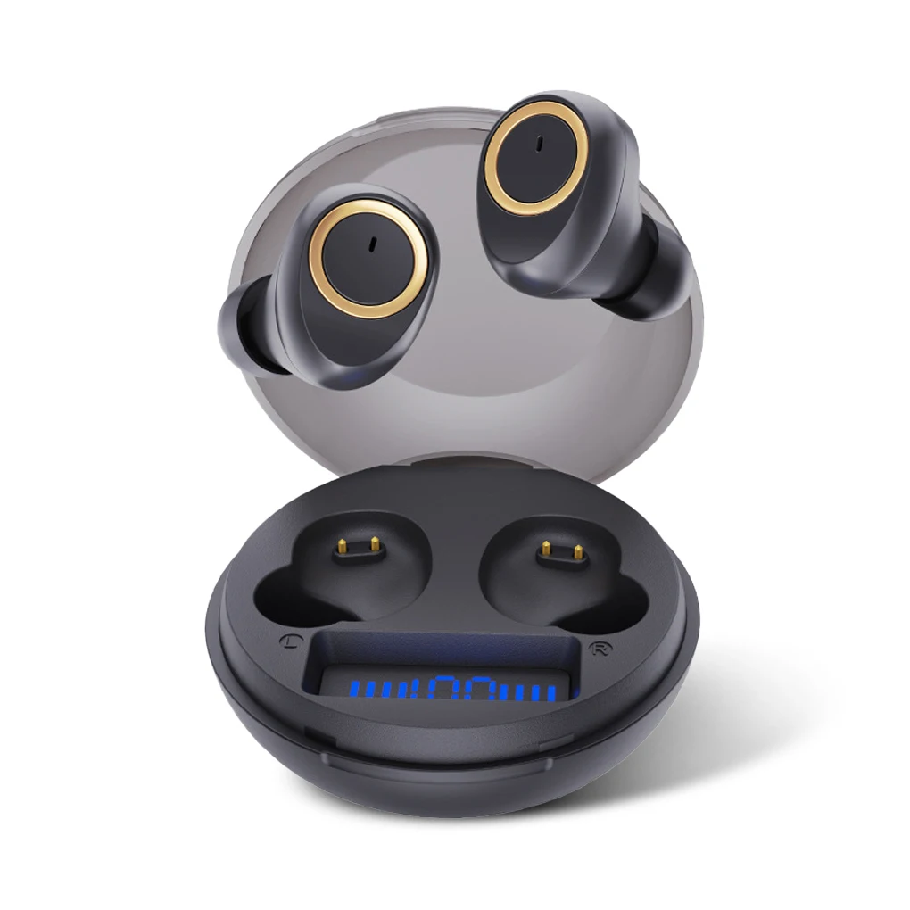 

Earphone Portable Bluetooth-compatible Handsfree Call Headset Automatic Connection Fitness Headphone Gaming Sports Earbuds