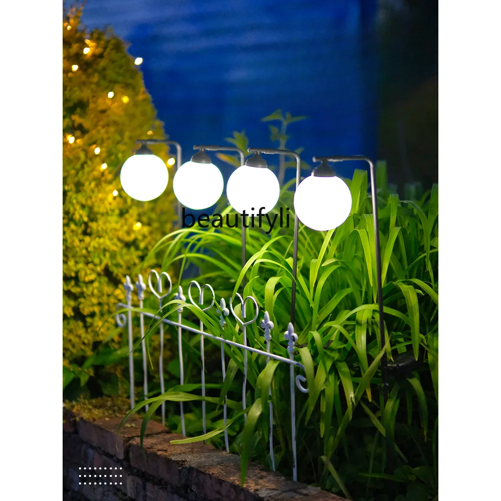 

yj Solar Outdoor Yard Lamp Lawn Ball Lamp Premium Garden Landscape Decoration