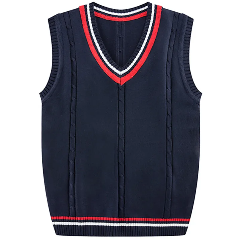 Жилет мужской с V-образным вырезом модный безрукавка в английском стиле для