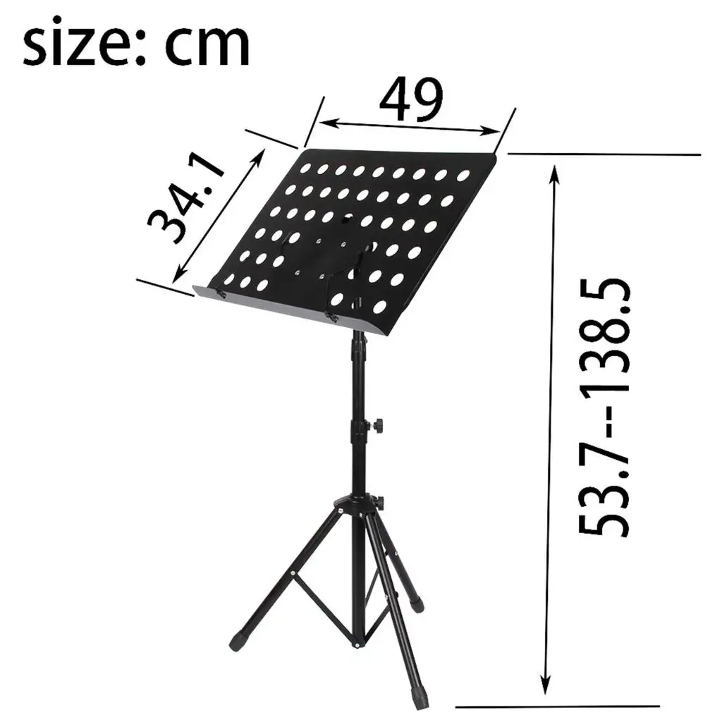 

Foldable Music Stand for Piano / Guitar / Violin, Sheet Music Stand And