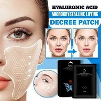 15pcs anti aging face mask hyaluronic acid microcrystalline lifting decree patch face nutrition wrinkle removal lift sticker
