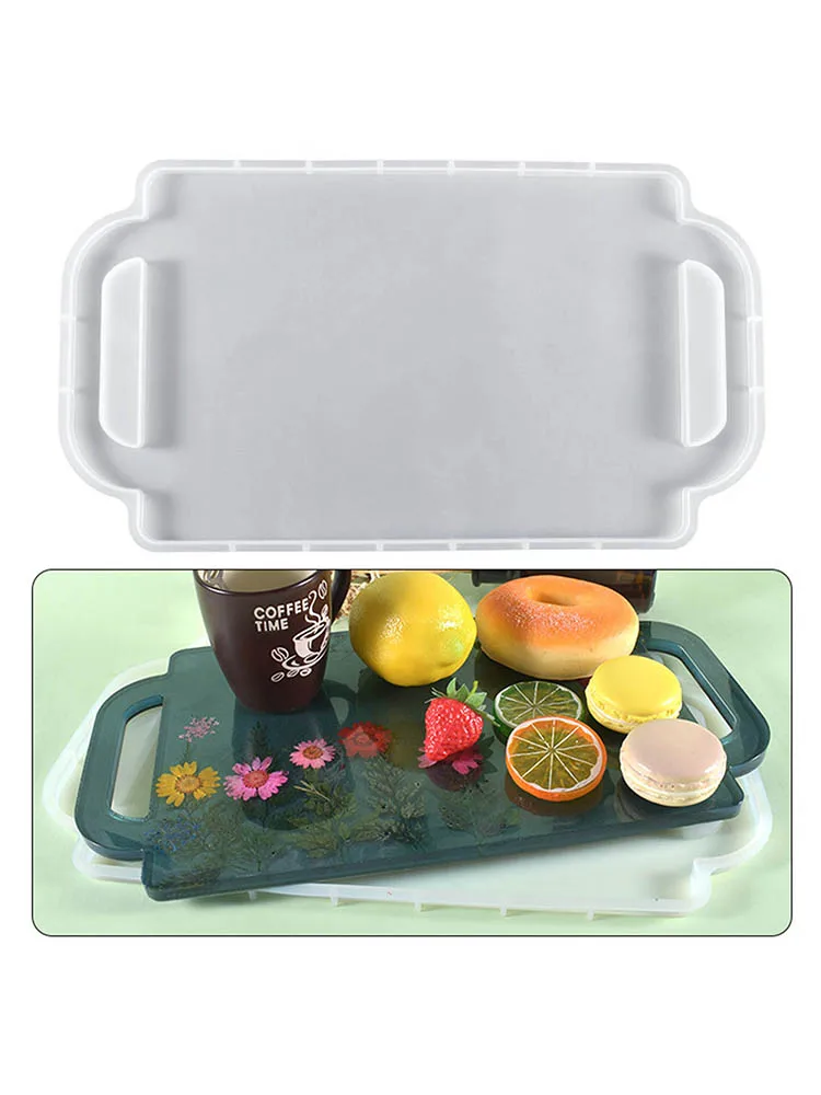 

Rectangle Tray Molds Silicone Tray Molds for Epoxy Resin Serving Tray Mold for DIY Jewelry Holder Home Decoration