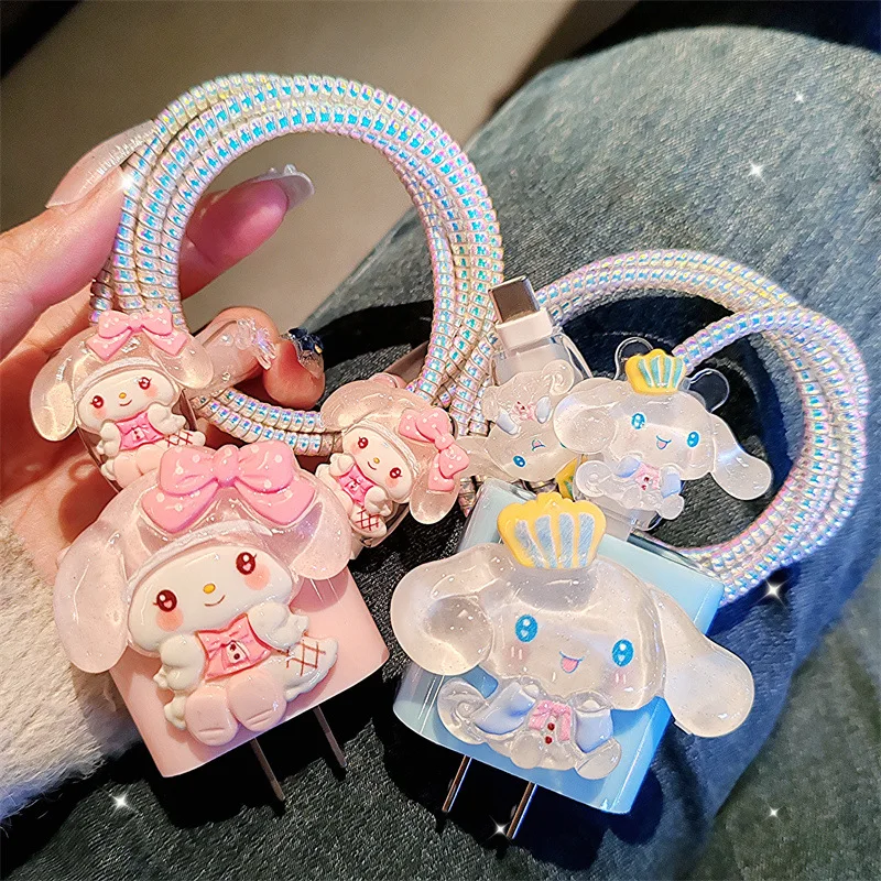 Зарядное устройство Hello Kittys кабель для передачи данных защитный и обмоточный