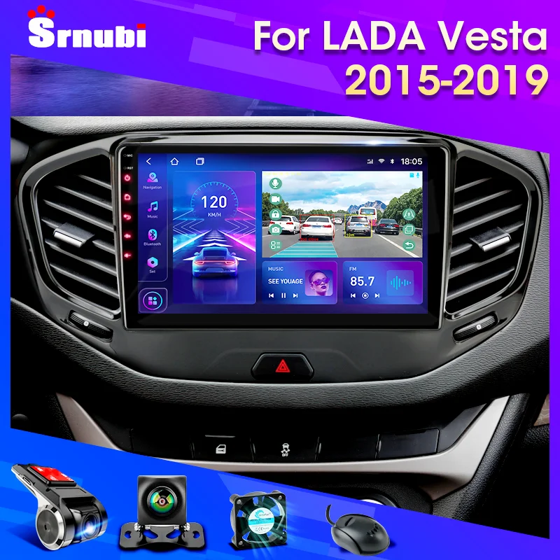 

For LADA Vesta Cross Sport 2015-2019 2 Din Android 11 Car Stereo Radio Multimedia Video Player Navigation GPS Carplay Head Unit