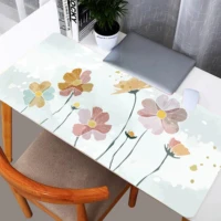 flowers green leaves mouse pad gamer xxl home office large mousepad soft natural rubber pc desktop mouse pad table mat 900x400