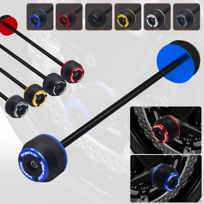

KZMOTO For Yamaha YZF-R25 YZF R25 2014-2021 2020 Motorcycle Front & Rear Wheel Fork Axle Sliders Cap Crash Falling Protector