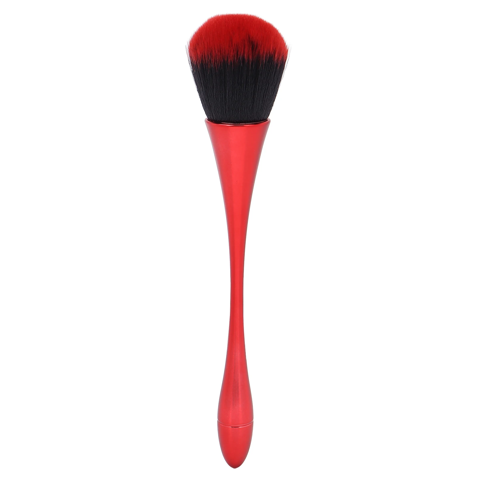 

Loose Power Brush Soft Hair Home Portable Blush Makeup Brush Nail Art Dust Remover Cosmetic ToolRed