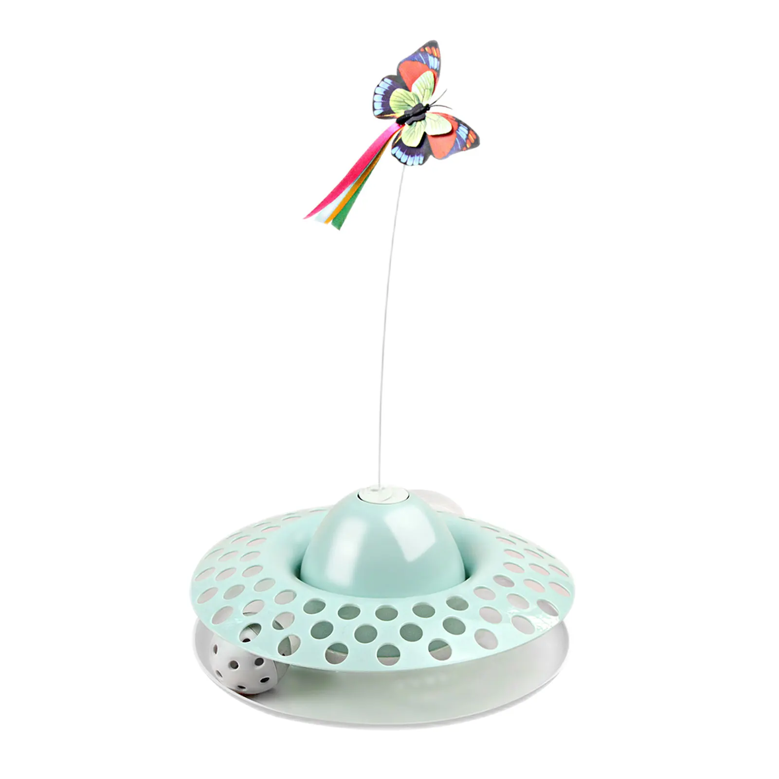 

Автоматическая Дразнилка-бабочка для кошки, игрушка, электрическая вращающаяся игрушка для кошек, игрушки для кошек с царапинами, Интеракт...