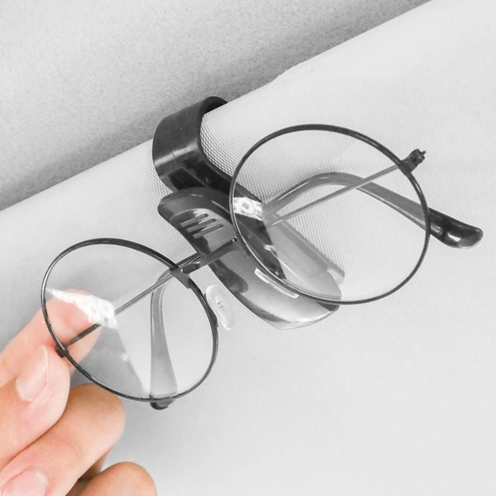 

Universal Car Auto Sun Visor Glasses Box Sunglasses Clip Card Ticket Holder Fastener Pen Case Eyeglasses Accessories