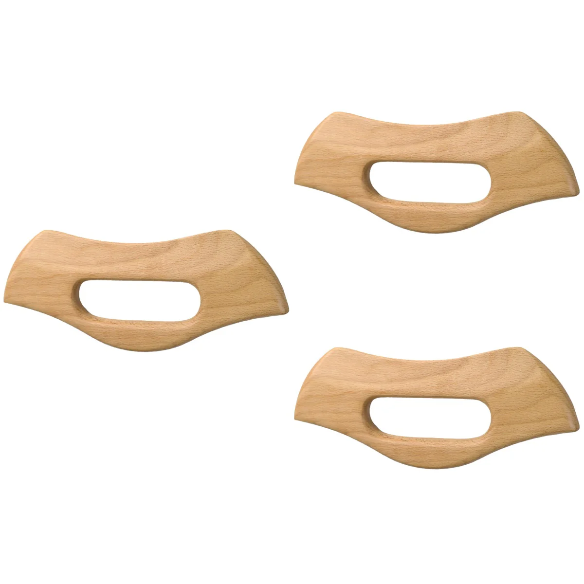 

3pcs Wooden Board Body Massaging Scraping Tool Board for Men