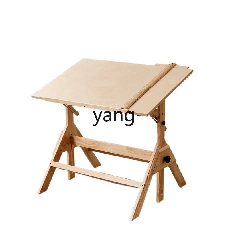 Профессиональный Стол для рисования Yjq студентов стол только из массива дерева