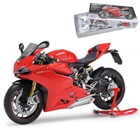 112 scale ducati 1199 panigle s motorcycle model plastic model kit play vehicle diy craft kits for adults car toy collection