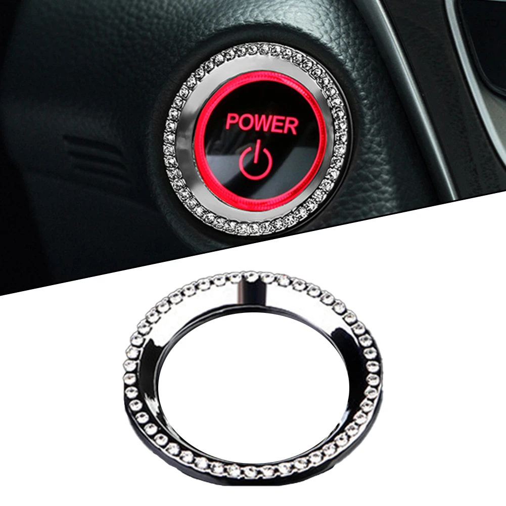 

Car Engine Start Stop Push Button Ring Trim For Accord 10th 2018-2021 Push Button Ignition Key Circle Sticker Trim Decal