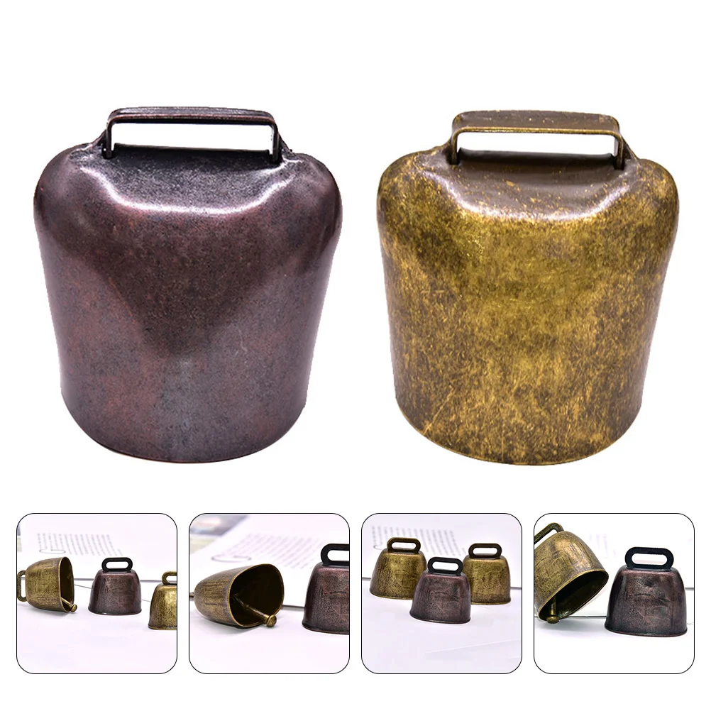 

Bell Bells Cow Copper Animal Sheep Anti Grazing Loud Farm Horse Vintage Metal Bronze Cattle Goat Lost Cowbell Rustic Mini Pet